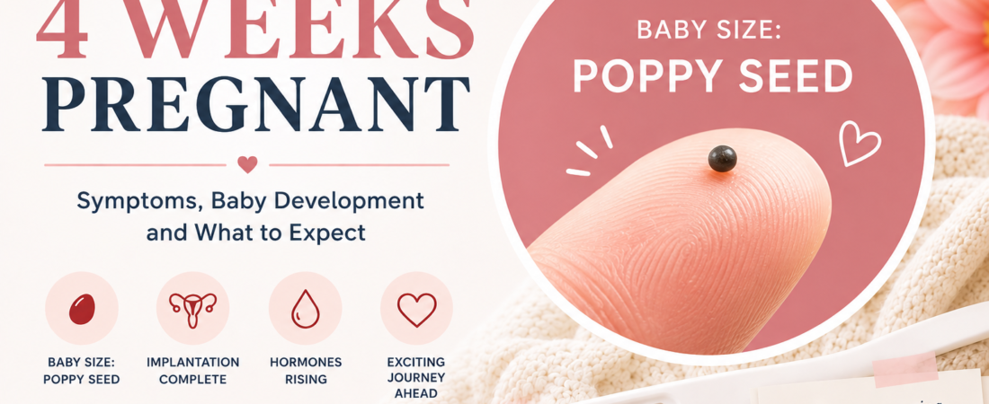 4 Weeks Pregnant: What Is Happening and What to Do Next