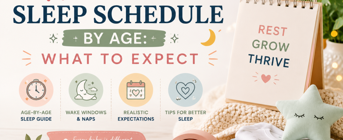 Newborn Sleep Schedule by Age: What to Expect From Week 1 to Month 12