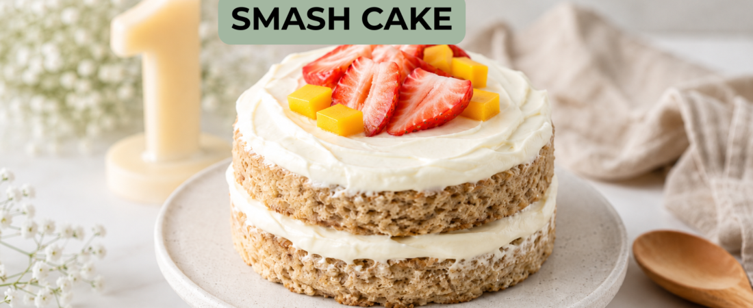 Baby’s First Smash Cake: A Simple No-Added-Sugar Cake for a First Birthday