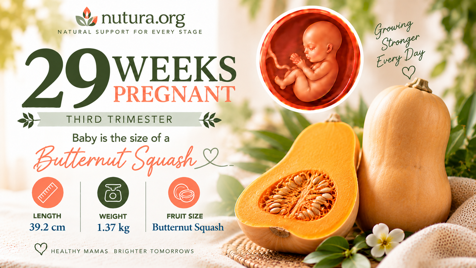29 Weeks Pregnant: Welcome to the Third Trimester | Nutura Mauritius