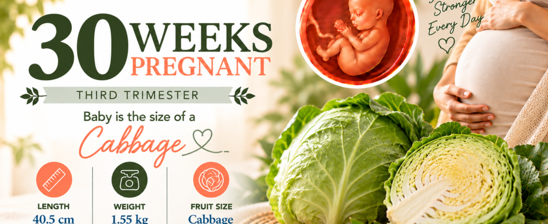 30 Weeks Pregnant: Ten Weeks to Go and Your Baby Is Getting Heavy | Nutura Mauritius