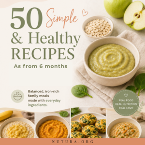 50 Simple & Healthy Recipes for Babies as from 6 months