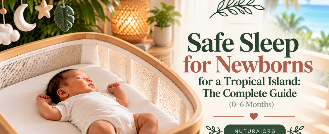 Safe Sleep for Newborns in Mauritius: The Complete Guide (0–6 Months)