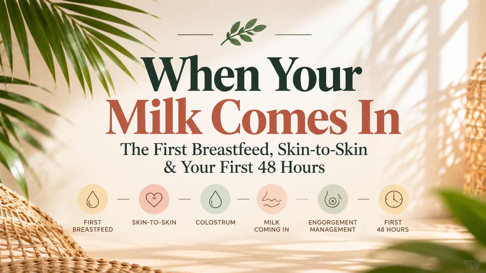When Your Milk Comes In: The First Breastfeed, Skin-to-Skin & Your First 48 Hours | Nutura