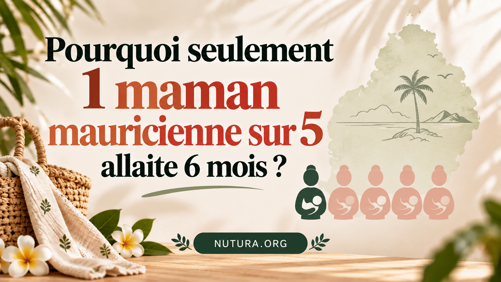 Pourquoi seulement 1 maman mauricienne sur 5 allaite 6 mois